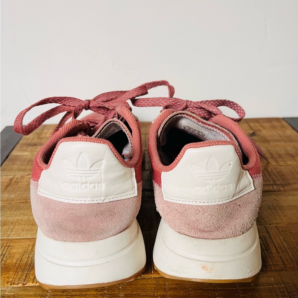 Adidas Originals Flashback Sneakers in the Raw Pink/White Colorway - Picture 4 of 11